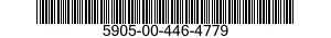 5905-00-446-4779 RESISTOR,FIXED,WIRE WOUND,INDUCTIVE 5905004464779 004464779