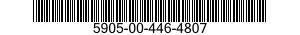 5905-00-446-4807 RESISTOR,VARIABLE,WIRE WOUND,NONPRECISION 5905004464807 004464807