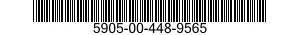 5905-00-448-9565 RESISTOR,FIXED,FILM 5905004489565 004489565