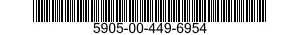 5905-00-449-6954 RESISTOR,THERMAL 5905004496954 004496954