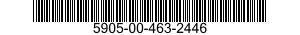 5905-00-463-2446 RESISTOR NETWORK,FIXED,WIRE WOUND 5905004632446 004632446