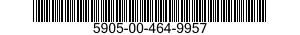 5905-00-464-9957 RESISTOR,VARIABLE,NONWIRE WOUND,NONPRECISION 5905004649957 004649957