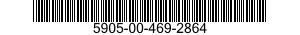 5905-00-469-2864 RESISTOR,VARIABLE,NONWIRE WOUND,NONPRECISION 5905004692864 004692864