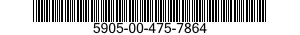 5905-00-475-7864 RESISTOR,VARIABLE,WIRE WOUND,PRECISION 5905004757864 004757864