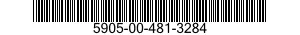 5905-00-481-3284 RESISTOR,THERMAL 5905004813284 004813284