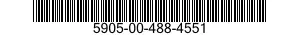 5905-00-488-4551 RESISTOR,VARIABLE,WIRE WOUND,NONPRECISION 5905004884551 004884551