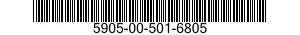 5905-00-501-6805 RESISTOR,VARIABLE,WIRE WOUND,PRECISION 5905005016805 005016805