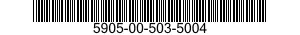 5905-00-503-5004 RESISTOR,CURRENT REGULATING 5905005035004 005035004