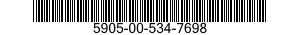 5905-00-534-7698 RESISTOR,VARIABLE,WIRE WOUND,NONPRECISION 5905005347698 005347698