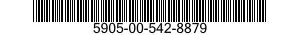 5905-00-542-8879 RESISTOR,FIXED,WIRE WOUND,INDUCTIVE 5905005428879 005428879