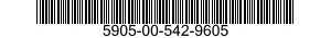 5905-00-542-9605 RESISTOR,VARIABLE,NONWIRE WOUND,NONPRECISION 5905005429605 005429605