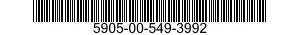 5905-00-549-3992 RESISTOR,VARIABLE,NONWIRE WOUND,NONPRECISION 5905005493992 005493992
