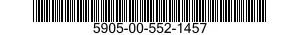 5905-00-552-1457 RESISTOR,VOLTAGE SENSITIVE 5905005521457 005521457