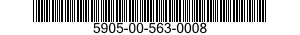 5905-00-563-0008 RESISTOR,VARIABLE,NONWIRE WOUND,NONPRECISION 5905005630008 005630008