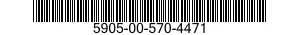 5905-00-570-4471 RESISTOR,VARIABLE,WIRE WOUND,PRECISION 5905005704471 005704471