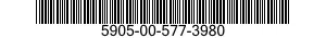 5905-00-577-3980 RESISTOR,VARIABLE,NONWIRE WOUND,NONPRECISION 5905005773980 005773980