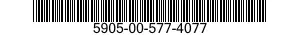 5905-00-577-4077 RESISTOR,FIXED,COMPOSITION 5905005774077 005774077