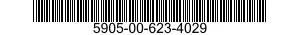 5905-00-623-4029 RESISTOR,FIXED,WIRE WOUND,INDUCTIVE 5905006234029 006234029