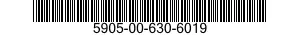 5905-00-630-6019  5905006306019 006306019