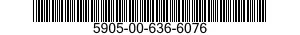 5905-00-636-6076 RESISTOR,FIXED,WIRE WOUND,INDUCTIVE 5905006366076 006366076