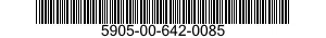 5905-00-642-0085 RESISTOR,VARIABLE,WIRE WOUND,NONPRECISION 5905006420085 006420085