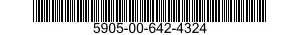 5905-00-642-4324 RESISTOR,VARIABLE,NONWIRE WOUND,NONPRECISION 5905006424324 006424324