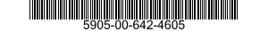 5905-00-642-4605 RESISTOR,VARIABLE,WIRE WOUND,NON 5905006424605 006424605