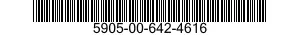 5905-00-642-4616 RESISTOR,VARIABLE,WIRE WOUND,NONPRECISION 5905006424616 006424616
