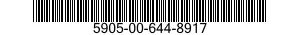 5905-00-644-8917 RESISTOR,VARIABLE,WIRE WOUND,PRECISION 5905006448917 006448917