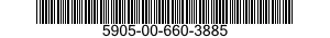5905-00-660-3885 RESISTOR,FIXED,COMPOSITION 5905006603885 006603885