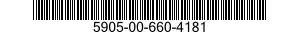 5905-00-660-4181  5905006604181 006604181