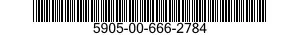 5905-00-666-2784 RESISTOR,VARIABLE,NONWIRE WOUND, 5905006662784 006662784