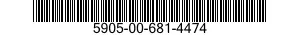 5905-00-681-4474 RESISTOR,VARIABLE,WIRE WOUND,NONPRECISION 5905006814474 006814474