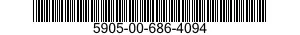 5905-00-686-4094 RESISTOR,VARIABLE,WIRE WOUND,NONPRECISION 5905006864094 006864094