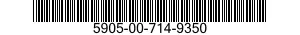 5905-00-714-9350 RESISTOR,FIXED,FILM 5905007149350 007149350