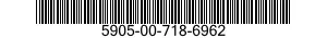 5905-00-718-6962 RESISTOR,VARIABLE,WIRE WOUND,NONPRECISION 5905007186962 007186962