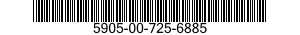 5905-00-725-6885  5905007256885 007256885