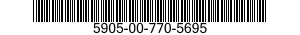 5905-00-770-5695 RESISTOR,VARIABLE,NONWIRE WOUND,NONPRECISION 5905007705695 007705695