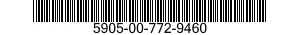 5905-00-772-9460 RESISTOR,FIXED,FILM 5905007729460 007729460