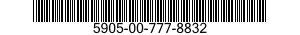 5905-00-777-8832 RESISTOR NETWORK,FIXED,WIRE WOUND 5905007778832 007778832