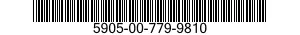 5905-00-779-9810 RESISTOR,VARIABLE,WIRE WOUND,PRECISION 5905007799810 007799810
