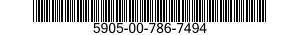 5905-00-786-7494 RESISTOR,VARIABLE,WIRE WOUND,NONPRECISION 5905007867494 007867494
