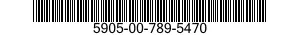 5905-00-789-5470 RESISTOR,FIXED,WIRE WOUND,NONINDUCTIVE 5905007895470 007895470