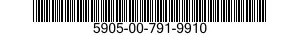 5905-00-791-9910 RESISTOR,VARIABLE,WIRE WOUND,NONPRECISION 5905007919910 007919910