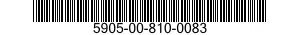 5905-00-810-0083 RESISTOR,VARIABLE,WIRE WOUND,NONPRECISION 5905008100083 008100083