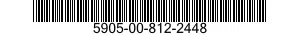 5905-00-812-2448 RESISTOR,FIXED, 5905008122448 008122448
