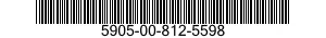 5905-00-812-5598 RESISTOR,ADJUSTABLE 5905008125598 008125598