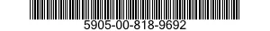 5905-00-818-9692 RESISTOR,FIXED,WIRE WOUND 5905008189692 008189692