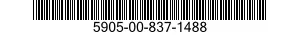 5905-00-837-1488 RESISTOR,FIXED,FILM 5905008371488 008371488