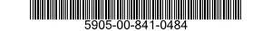 5905-00-841-0484 RESISTOR,FIXED,WIRE WOUND,INDUCTIVE 5905008410484 008410484